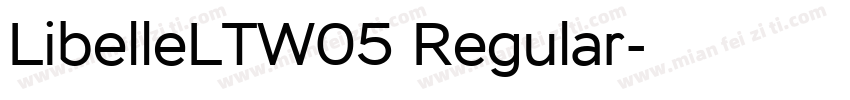 LibelleLTW05 Regular字体转换